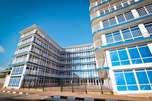 Voorkant van accommodatie