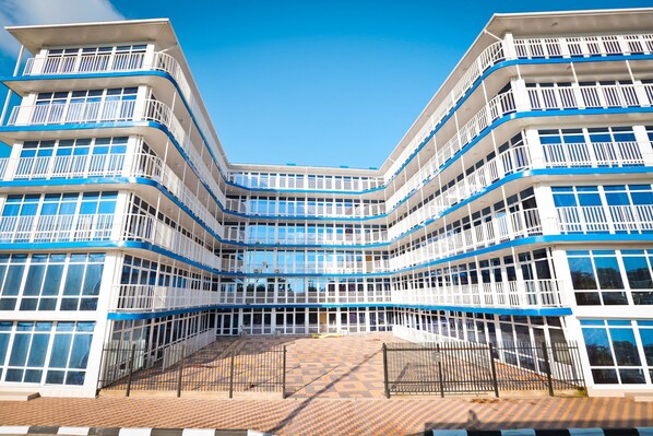 Voorkant van accommodatie