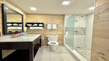 Free toiletries, towels