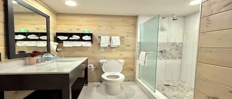 Free toiletries, towels