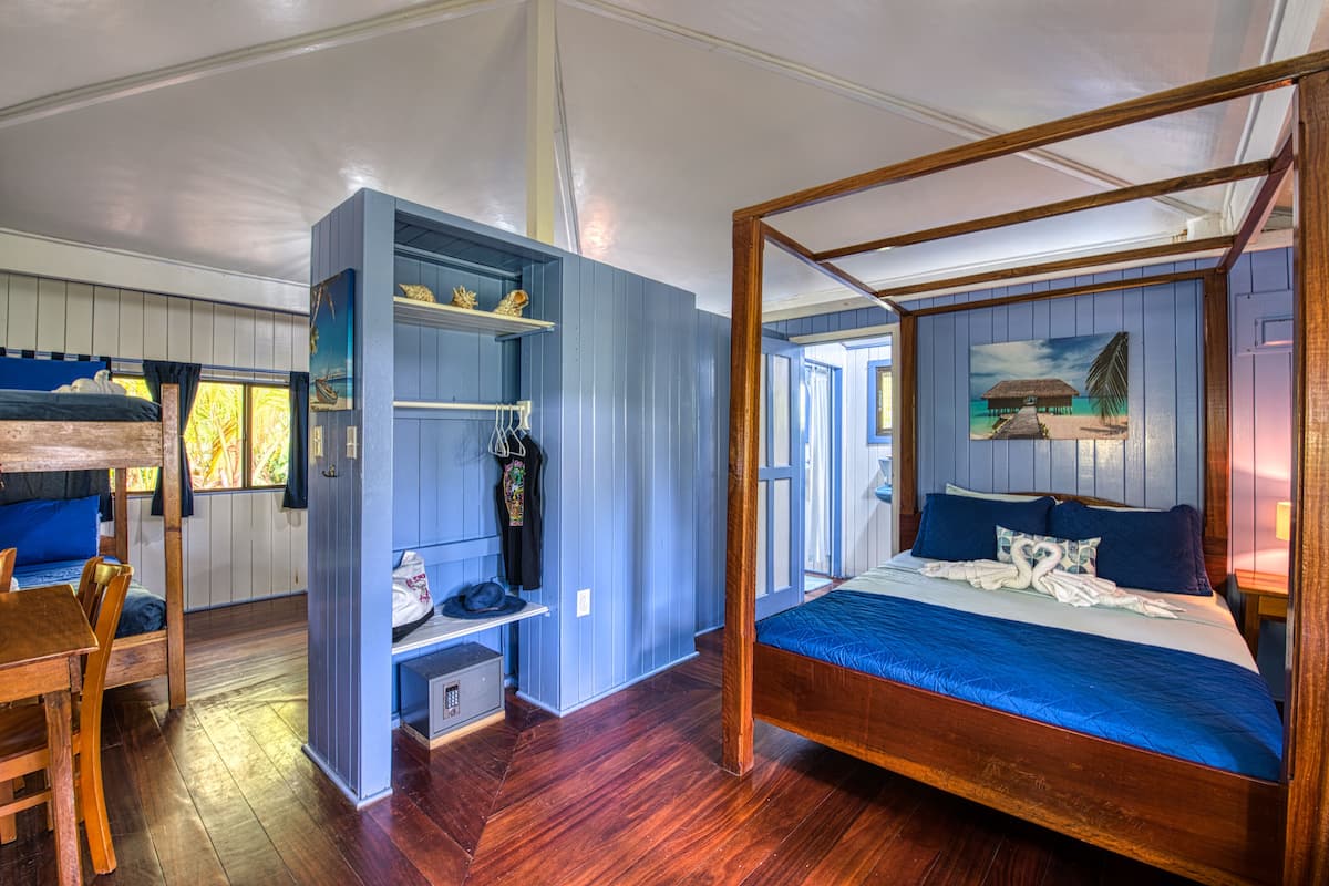 Familie huisje, gedeeltelijk uitzicht op zee | 1 slaapkamer, gratis wifi, beddengoed