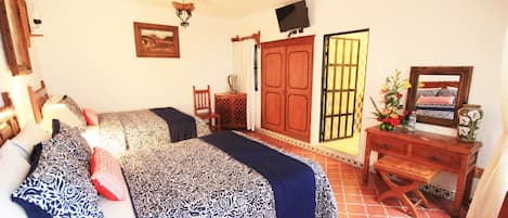 Chambre Quadruple Classique, 2 lits doubles