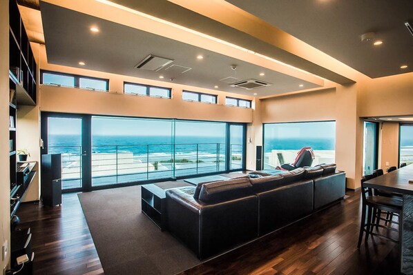 Vista a la playa o el mar