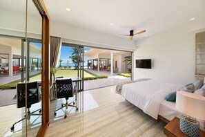 Luxury Villa, 4 Bedrooms, Sea View, Beachfront | 4 bedrooms, premium bedding, down comforters, Select Comfort beds - Villa SeaNest Samui (Koh Samui)