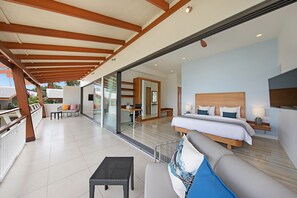 Luxury Villa, 4 Bedrooms, Sea View, Beachfront | 4 bedrooms, premium bedding, down comforters, Select Comfort beds - Villa SeaNest Samui (Koh Samui)