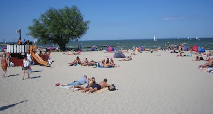 Beautiful apartment on the Baltic Sea overlooking marina