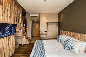 Huone (Happy Day) | Työpöytä, pimennysverhot, äänieristys, ilmainen Wi-Fi