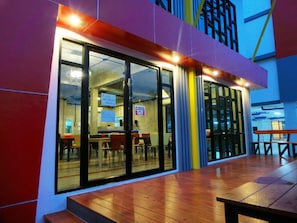 Breakfast, lunch, dinner served; local and international cuisine - The Icon Service Apartment (Si Maha Phot)