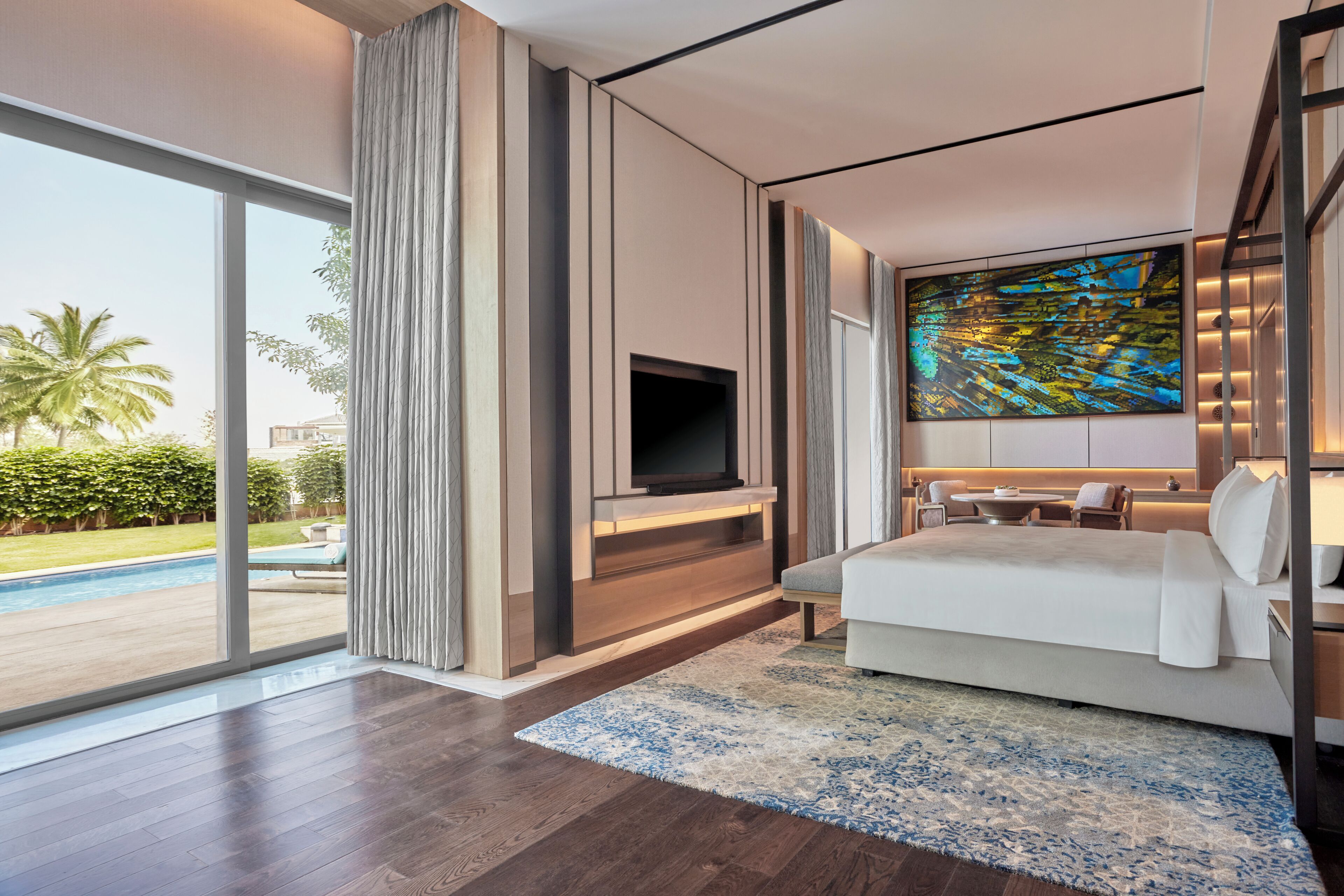 Presidential Villa, 1 Double Bed, Golf View | 1 bedroom, Egyptian cotton sheets, premium bedding, down duvets