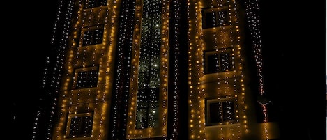 Front of property - evening/night