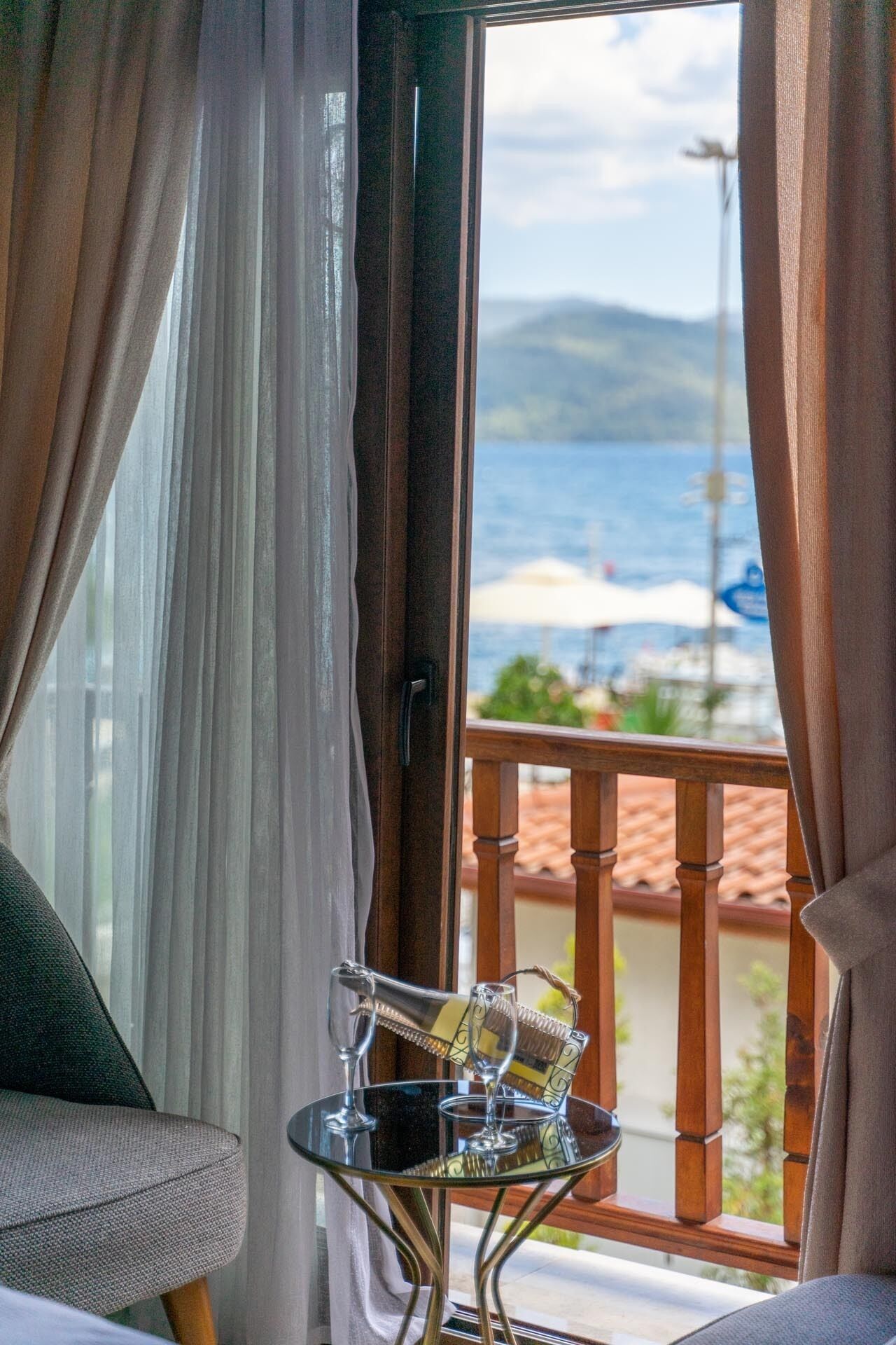 junior suite, sea view | view from room