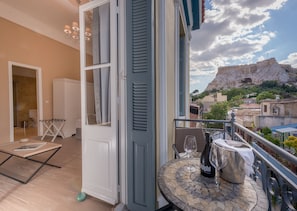 Deluxe Suite, Balcony (Acropolis View) | Balcony - Palladian Home (Athens)
