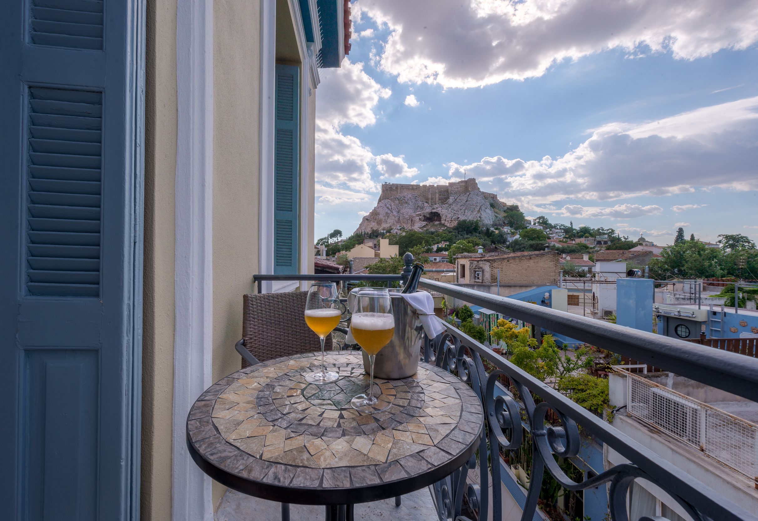 Deluxe suite, balkon (Acropolis View) | Balkon
