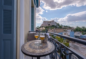 Deluxe Suite, Balcony (Acropolis View) | Balcony