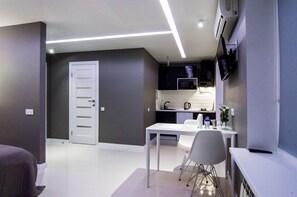 公寓, 1 間臥室 (Zhilyanskaya st. 76) | 房內用餐