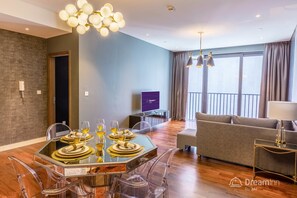 Sala de estar en el lobby
