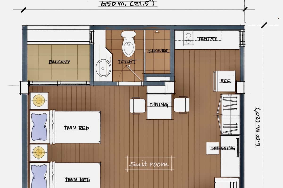 Suíte | Escrivaninha, quartos à prova de som, ferros/tábuas de passar roupa