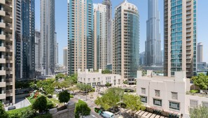 Family Double Room | Balcony view - Dream Inn Dubai -Boulevard Central (Dubai)