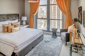 Appartement, 2 chambres | Literie de qualité, coffre-fort, décor unique, ameublement unique