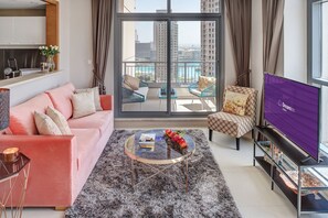 Living room - Dream Inn Dubai Apartments - Claren (Dubai)