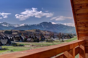 小木屋, 2 間臥室, 山景, 山旁 | 陽台
