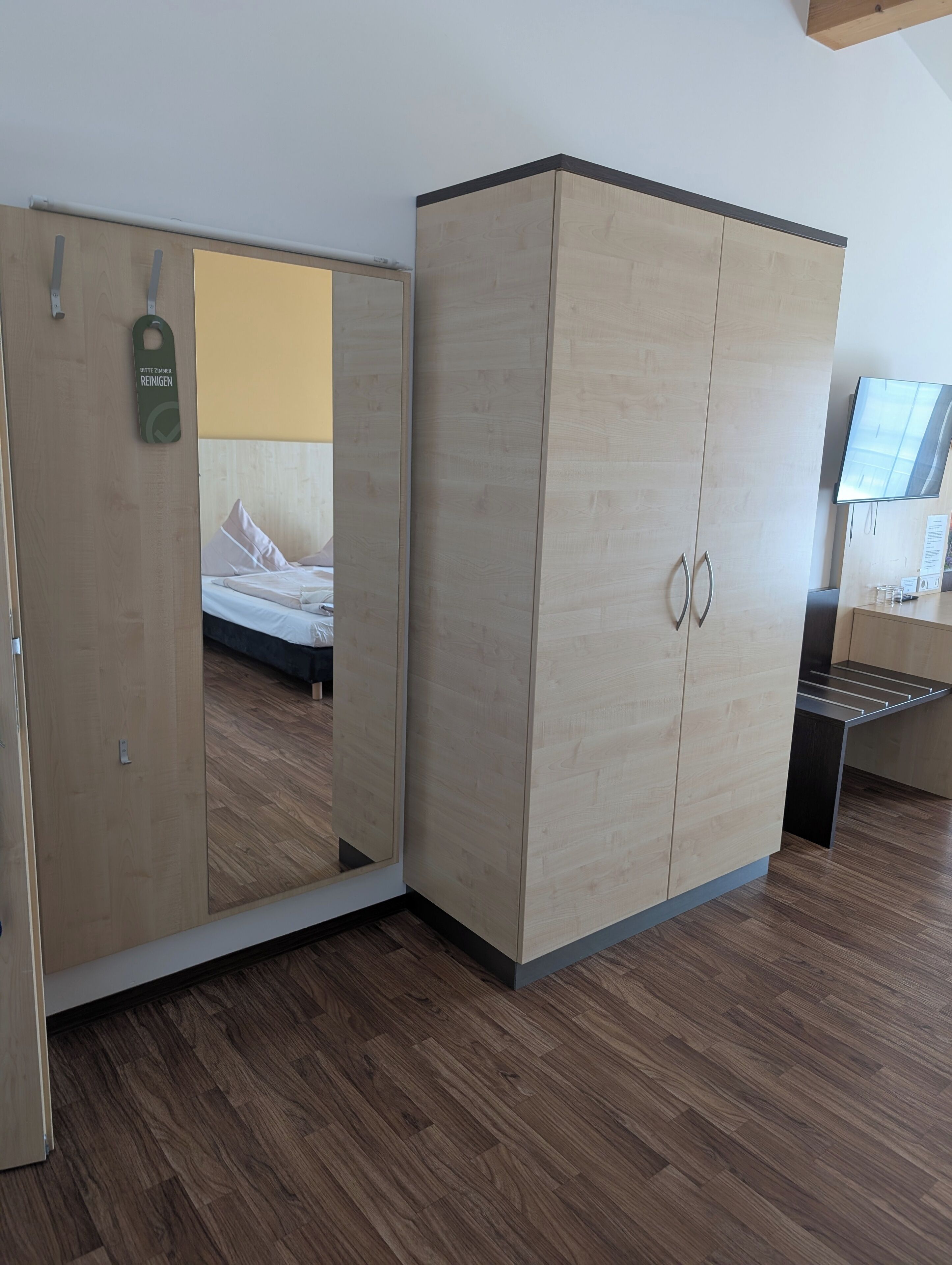 double or twin room | living area | flat-screen tv