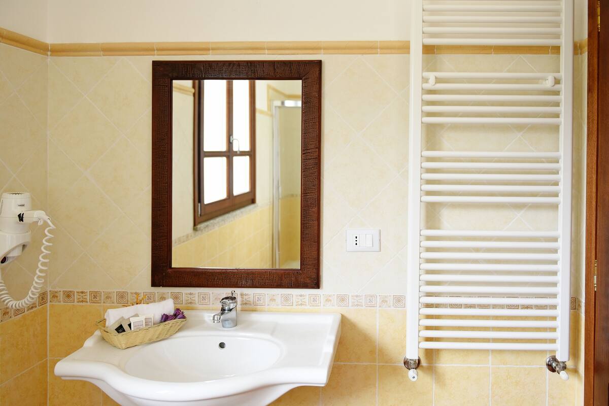 double or twin room, private bathroom | bathroom | free toiletries, hair dryer, bidet, towels