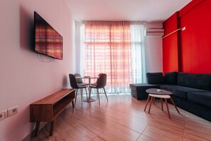 Apartment | Bathroom | Shower, free toiletries, hair dryer, slippers - Arc Hotel Tirana (Kashar)
