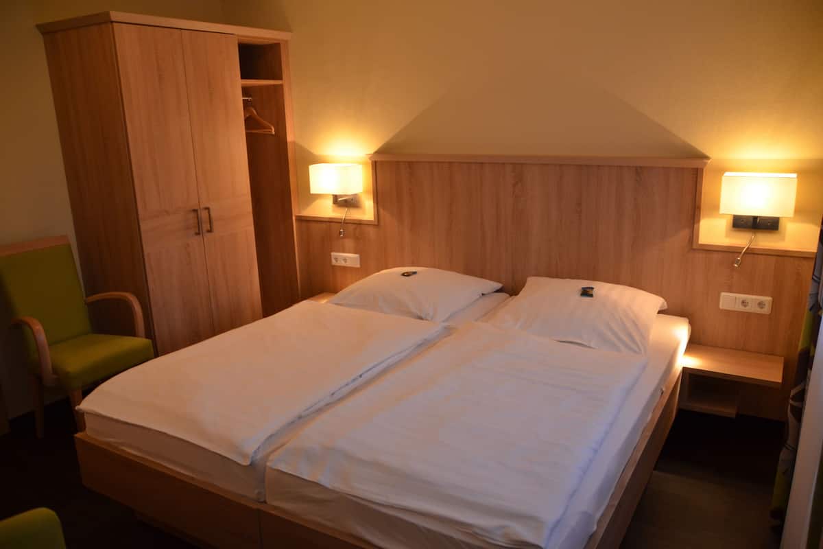 comfort double room | in-room safe, desk, soundproofing, free cots/infant beds