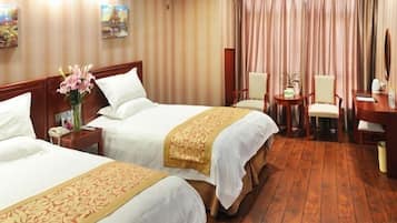 Desk, free WiFi, bed sheets, wheelchair access