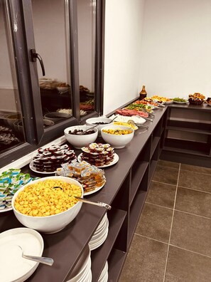Frokostbuffé er inkludert hver dag