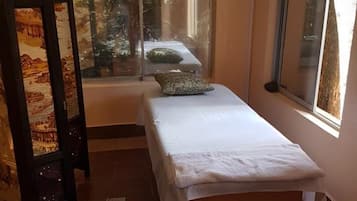 Body treatments, deep-tissue massages, body scrubs