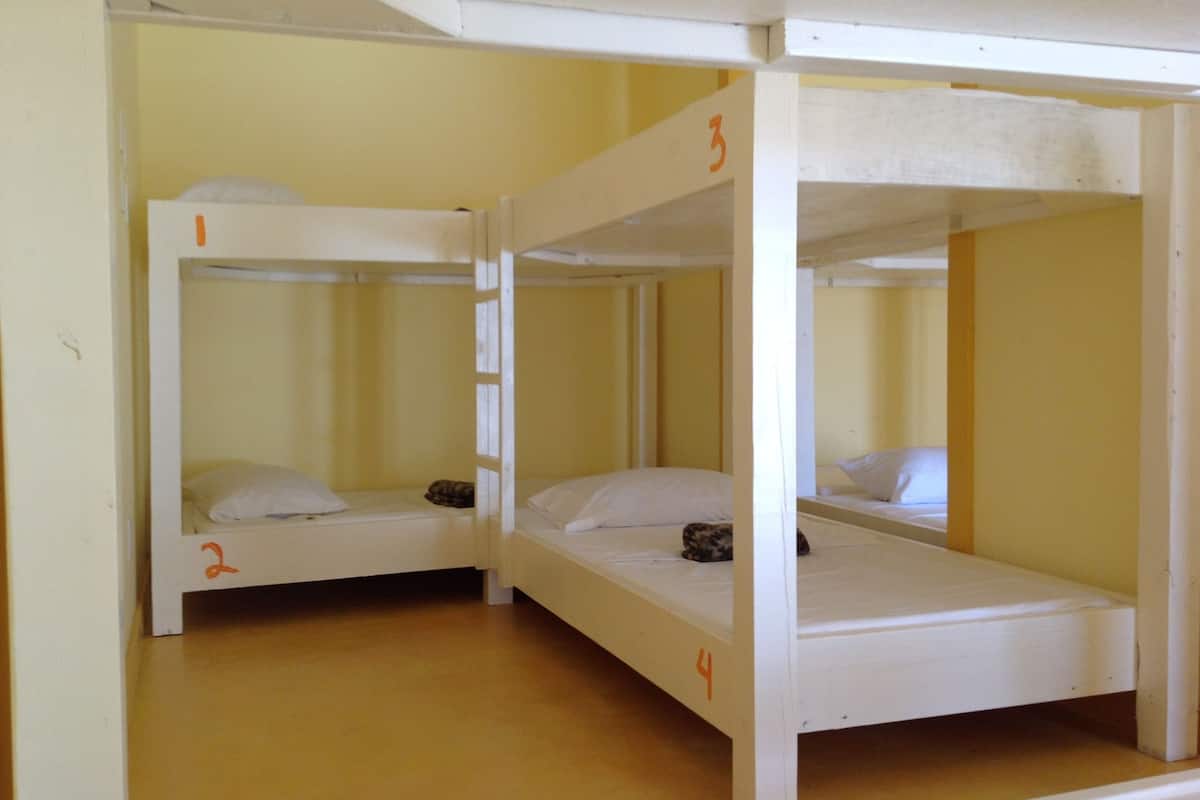 Economy Room, Mixed Dorm, Resort View, Ground Floor | 1 bedroom, iron/ironing board, bed sheets