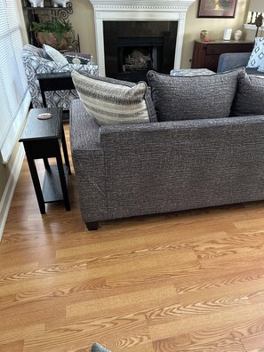 Televisor intel·ligent, llar de foc i llibres 