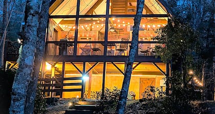 Cabaña Laurel de Montaña, Estanque privado de tamaño acre, Escuela popular, Pesca, Wi-Fi