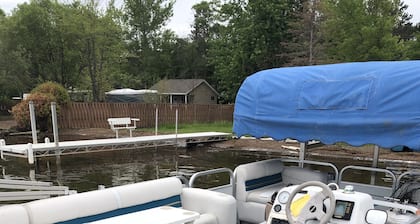 Lake Front Cabin en Sturgeon Lake! Increíble playa de arena para nadar!