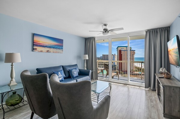 Televisión y reproductor de DVD 