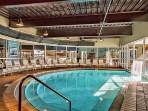 Indoor pool, a heated pool