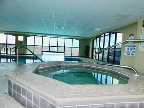 Indoor pool, outdoor pool