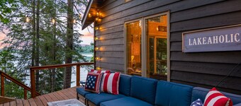 Blue Lagoon Lodge On Deer Lake!🦌Hot tub. One of the cleanest lakes in MN ❤️