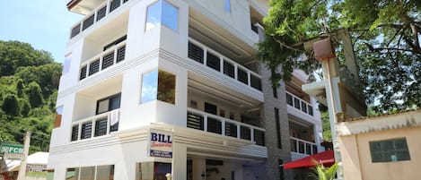 Majoituspaikan julkisivu