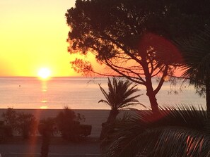 On the beach - Exceptional sea view, seafront, Argeles Plage, Climatisation, Large apartment (Argelès-Sur-Mer)