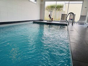 Indoor pool, a heated pool