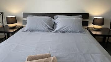 2 slaapkamers, een strijkplank/strijkijzer, gratis wifi