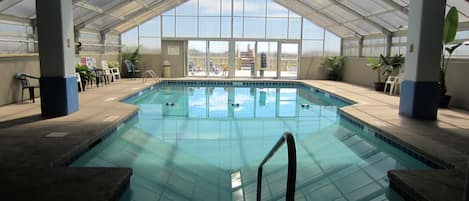 Indoor pool, a heated pool