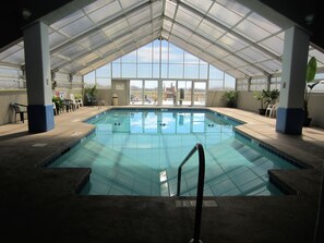 Indoor pool, a heated pool