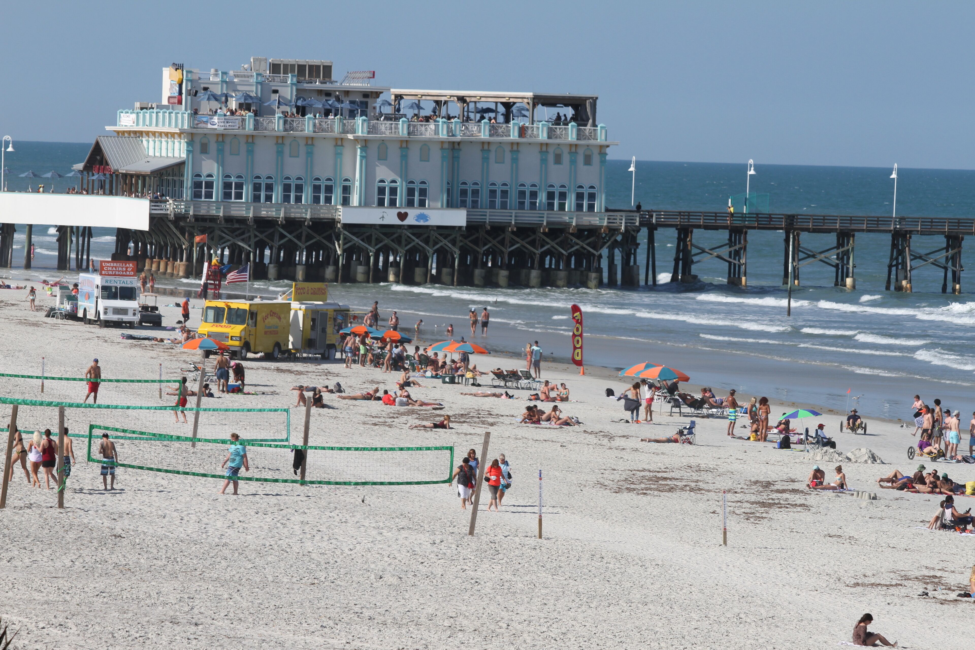  Daytona Ocean Front Condo Sleeps 6  Balcony Private bedroom Family Friendly