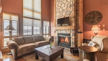 智能电视、壁炉、立体声音响