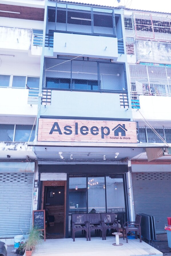 Voorkant van accommodatie