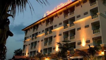 Front of property – evening/night